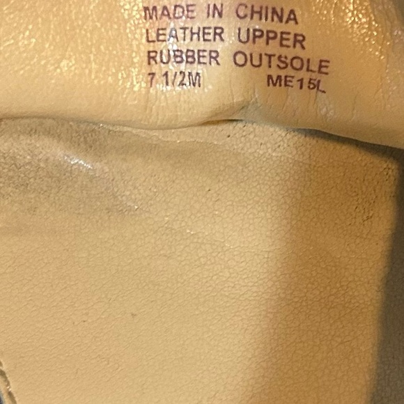 Michael Kors Blue Leather croc embossed Loafers flats Size 7.5 - Picture 6 of 7